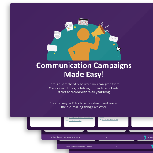 Freebies Hub - Ethics and Compliance Event Calendar Freebies Hub - Ethics and Compliance Event Calendar